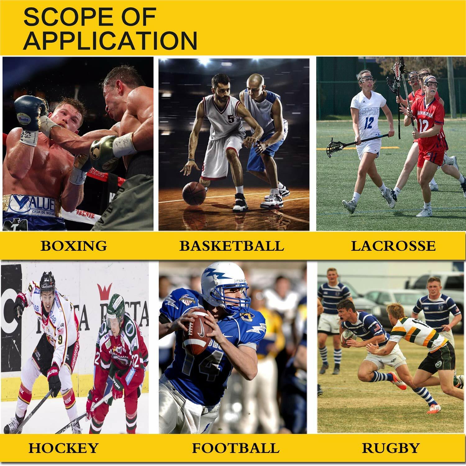 Gel Gum Mouth Guard Shield Teeth Grinding Boxing MMA Sports MouthPiece Battle US