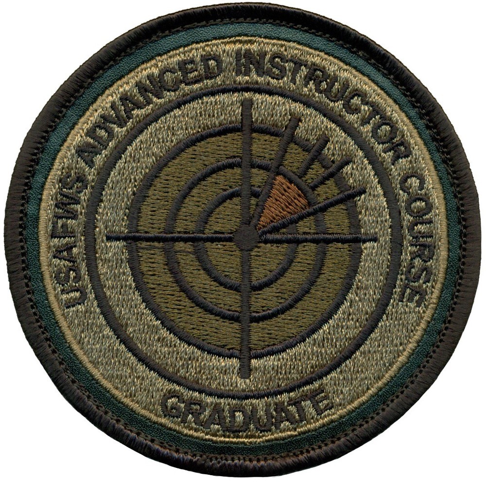 USAF WEAPONS SCHOOL - ADVANCED INSTRUCTOR COURSE - GRADUATE - OCP - PATCH