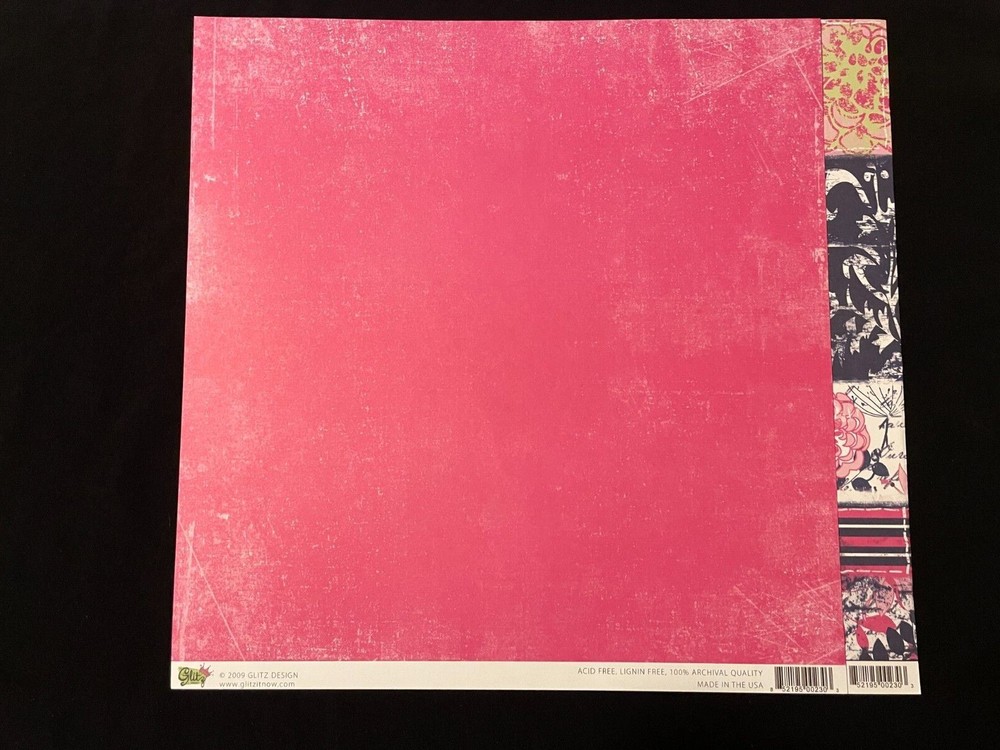 GLITZ "MAYA" 12X12 DS HEAVY PAPERS