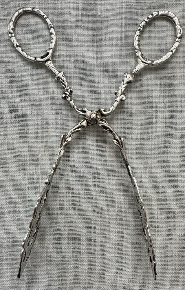Antique Swedish Solid Silver 830 Sugar/Cookie Tongs