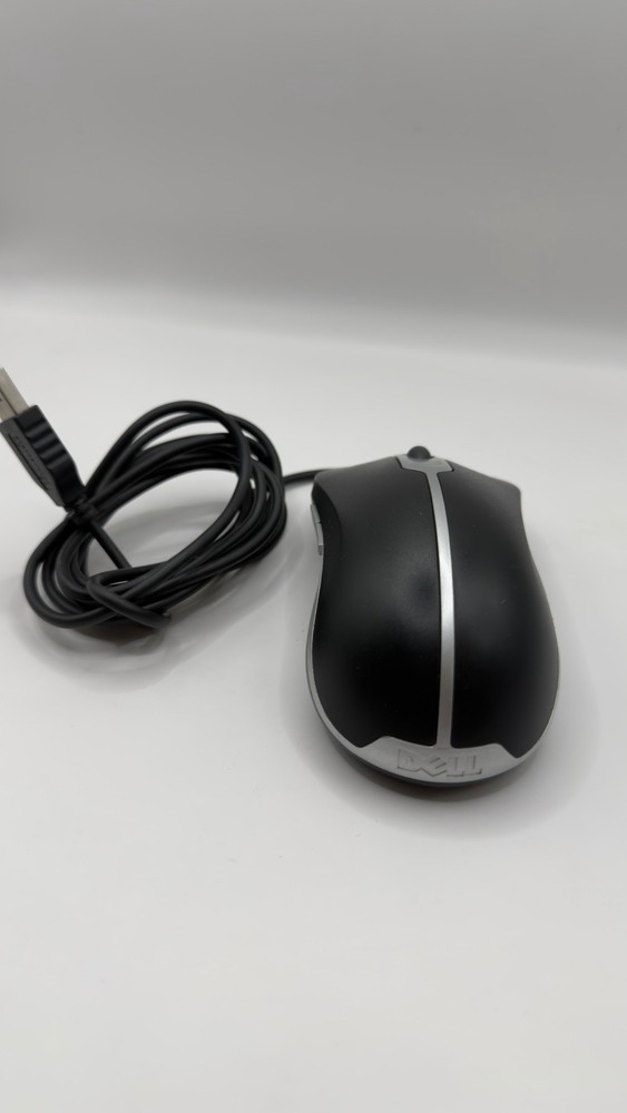 Dell MOABBO Black & Silver Mouse - USB