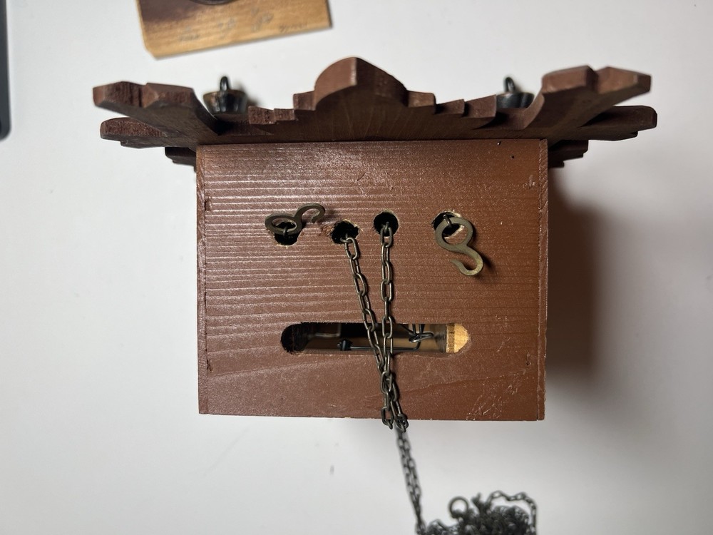 Vintage Black Forest Cuckoo Clock - Good Shape - Needs A Little Work