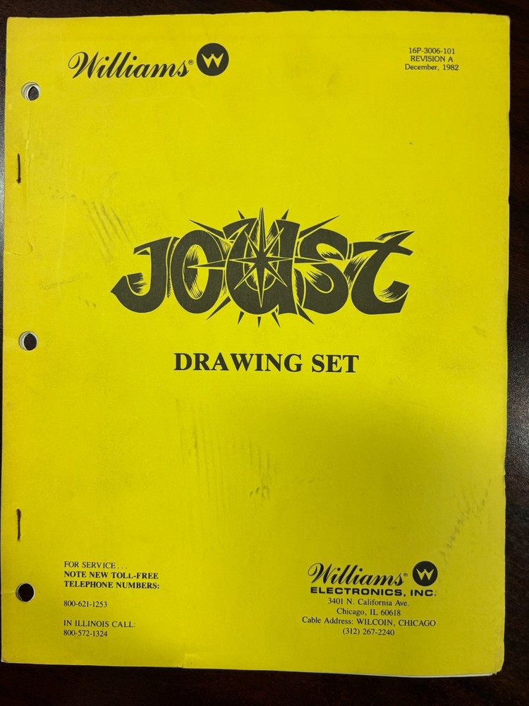 ORIGINAL-WILLIAMS-JOUST-DRAWING SET