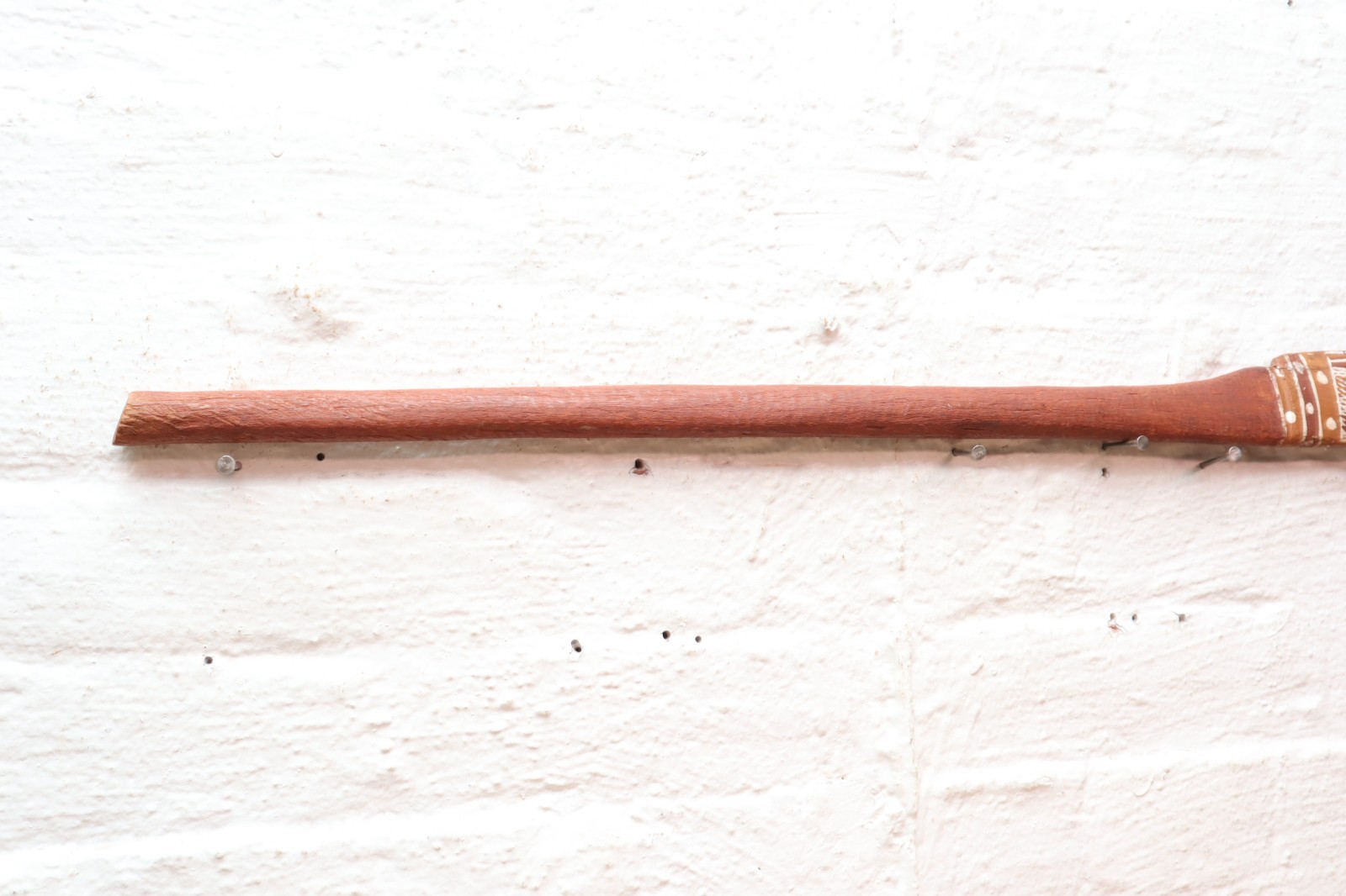 Early AUSTRALIAN Aboriginal Spear Thrower Groote Eylandt Painted Decoration