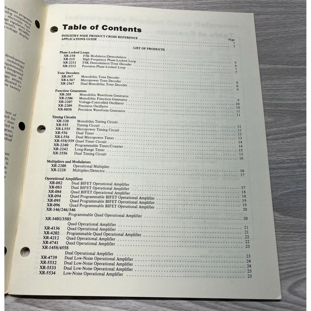 Exar Product Guide Applications and Function Generator Data Books Vintage 1970s