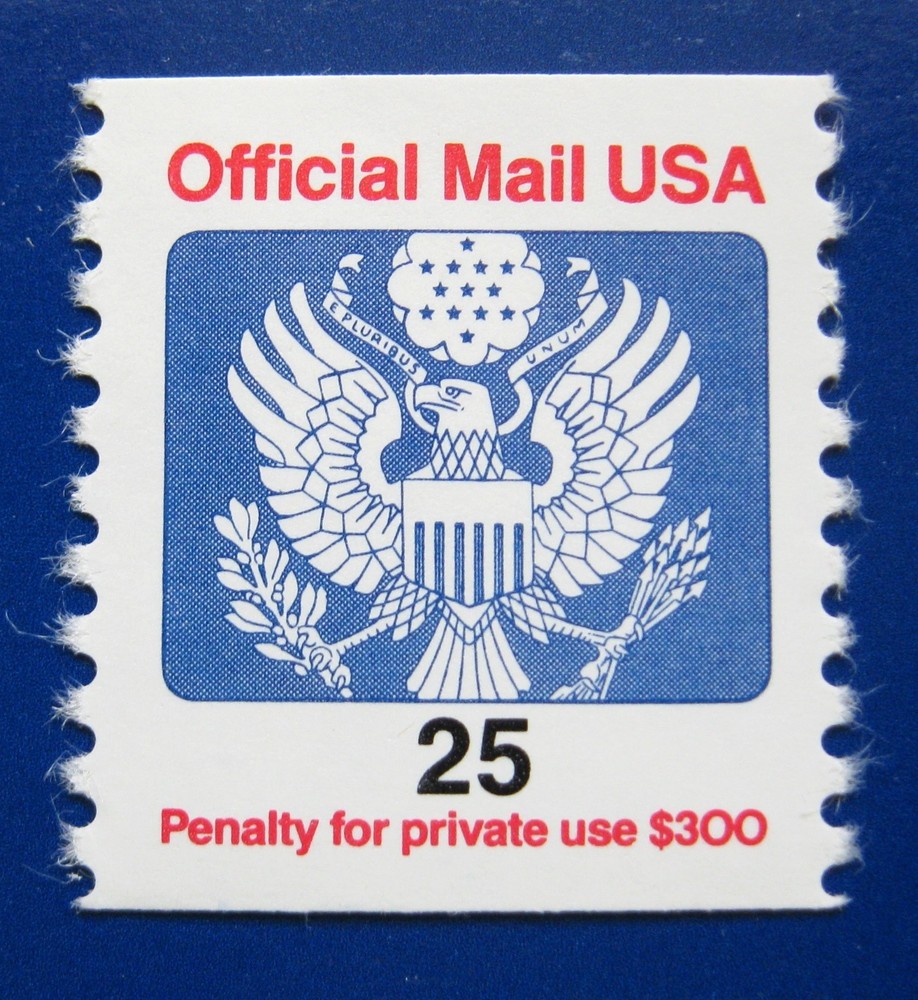 Sc # O141 ~ 25 cent Official Mail (ce26)