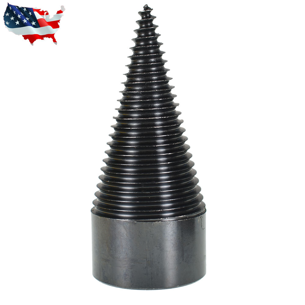 Hex+Square+Round 42mm Firewood Log Splitter Drill Bit Set 3pcs Removable