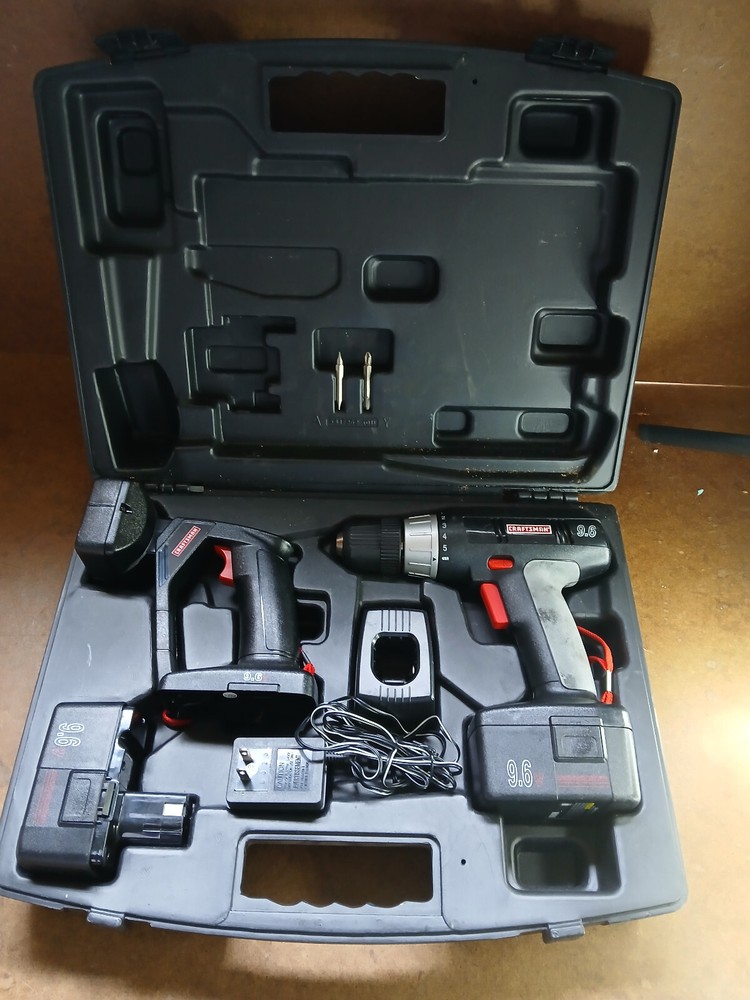 Craftsman Drill Kit, Drill/Flashlight 9.6 Volt-- Batteries Do Not Work. --