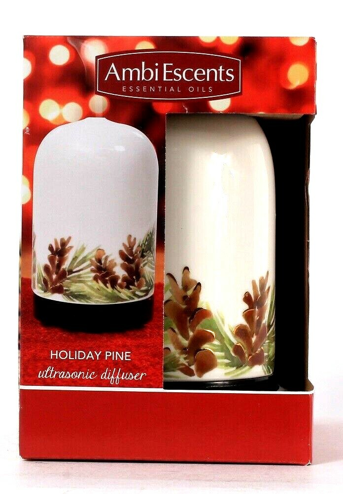 1 Count Ambi Scentes Essential Oils Holiday Pine Ultrasonic Diffuser
