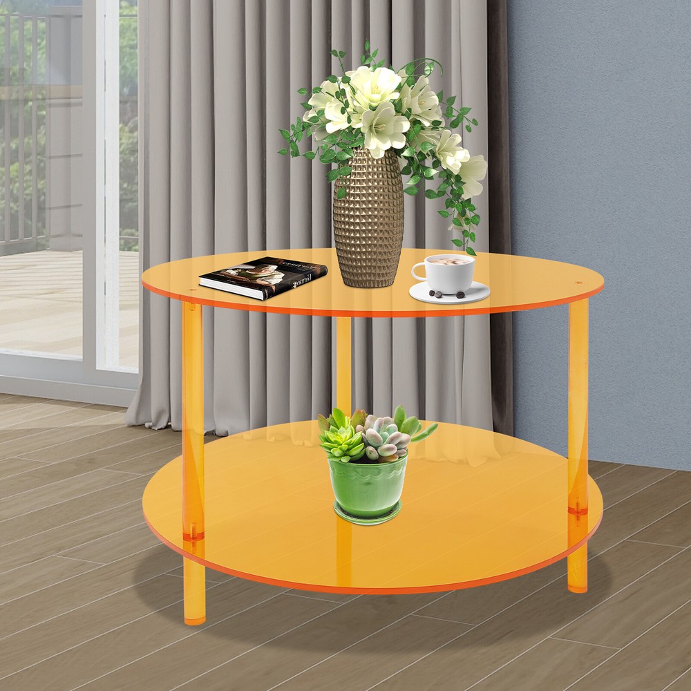 Acrylic Coffee Table, Modern Coffee Table, 2-tier Coffee Table?