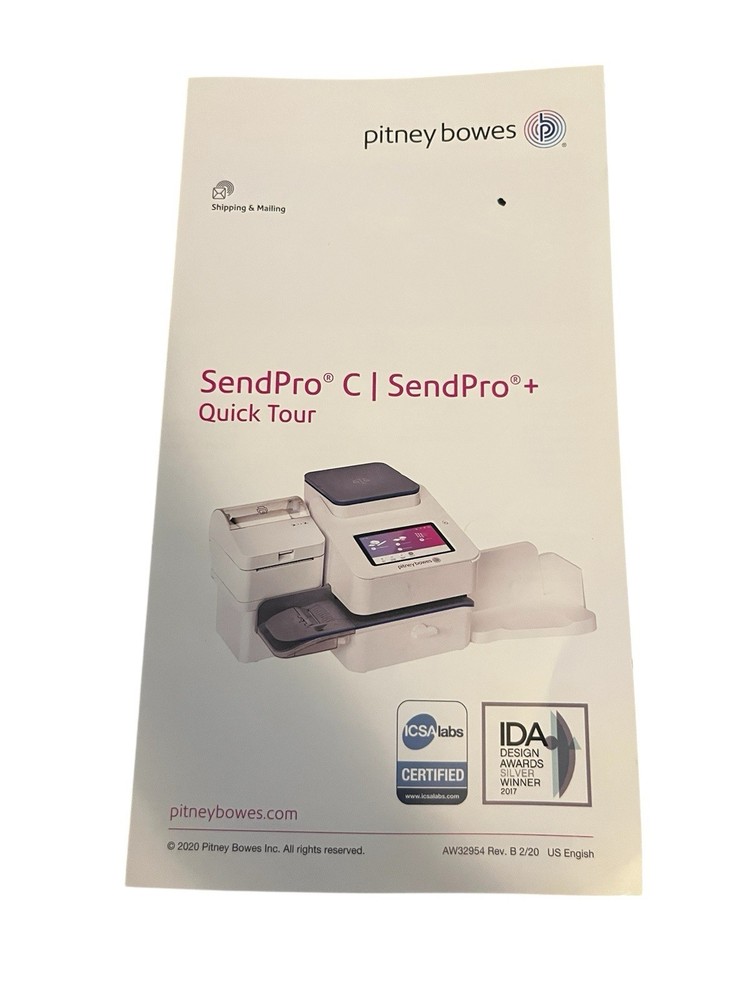Envelope Drop Stacker Pitney Bowes HZ80001 Open Box Manuals Included
