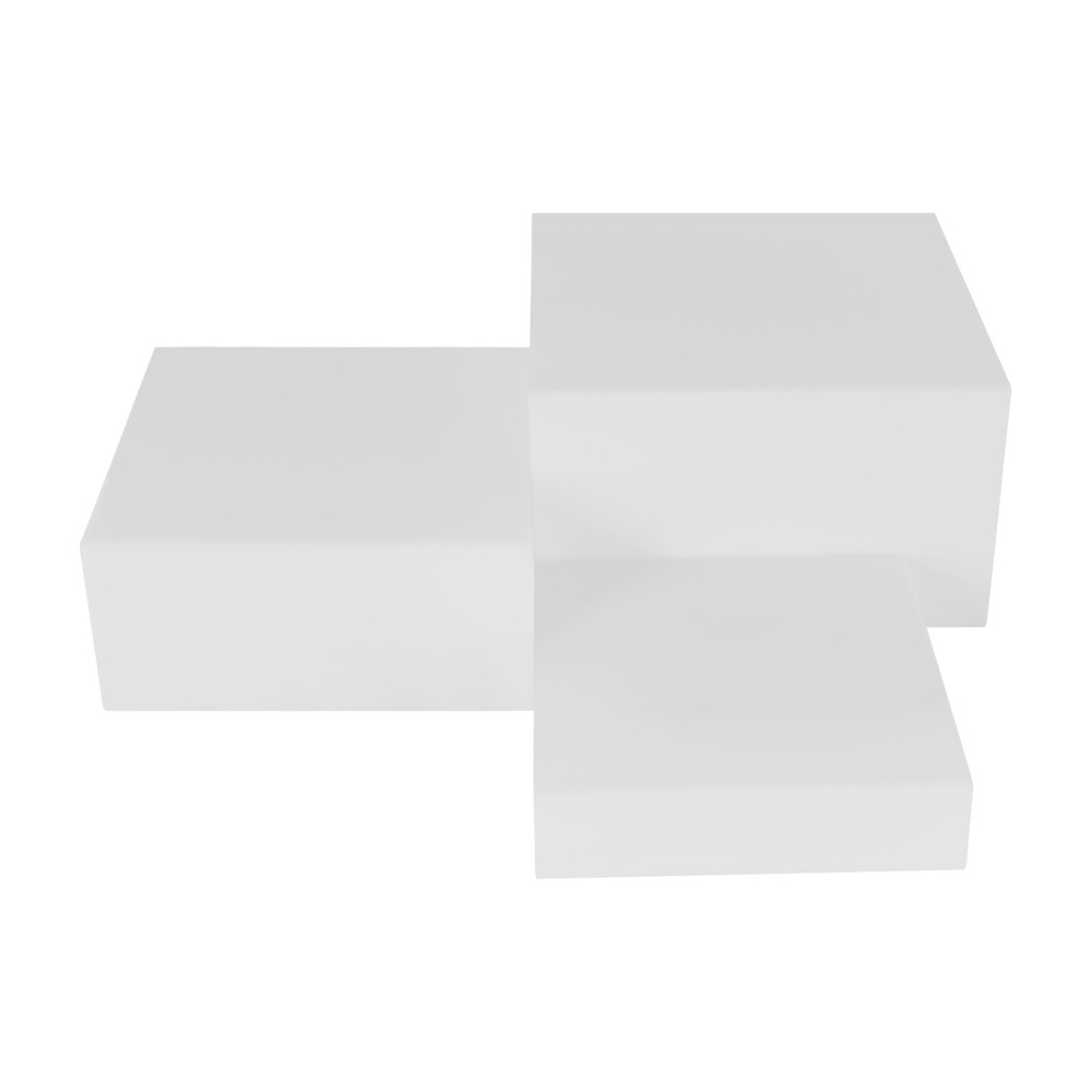Acrylic Cube Dessert Table Display Nesting Riser with Hollow Bottoms 8"+9"+10"