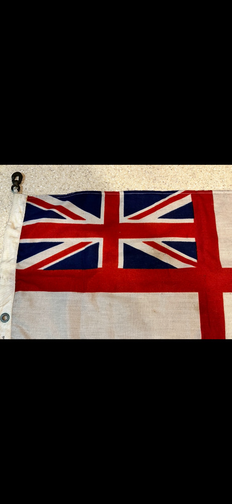 WW2 British naval flad dated 1944
