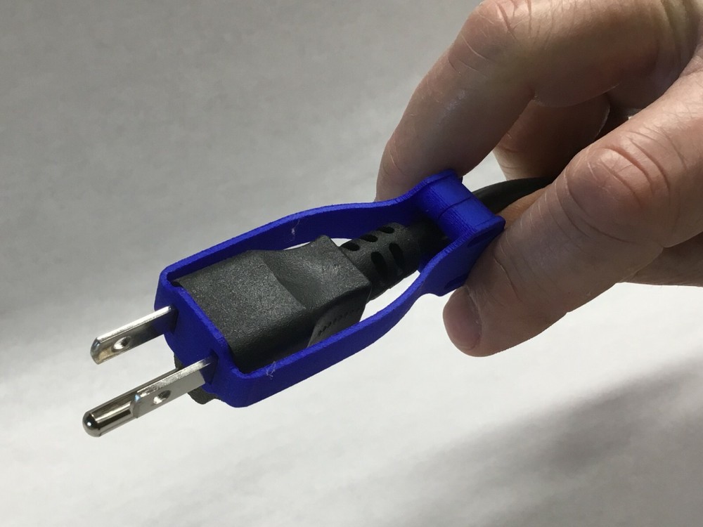 Plug Safety Handle for Electrical Cords - Cord Puller (BLACK)