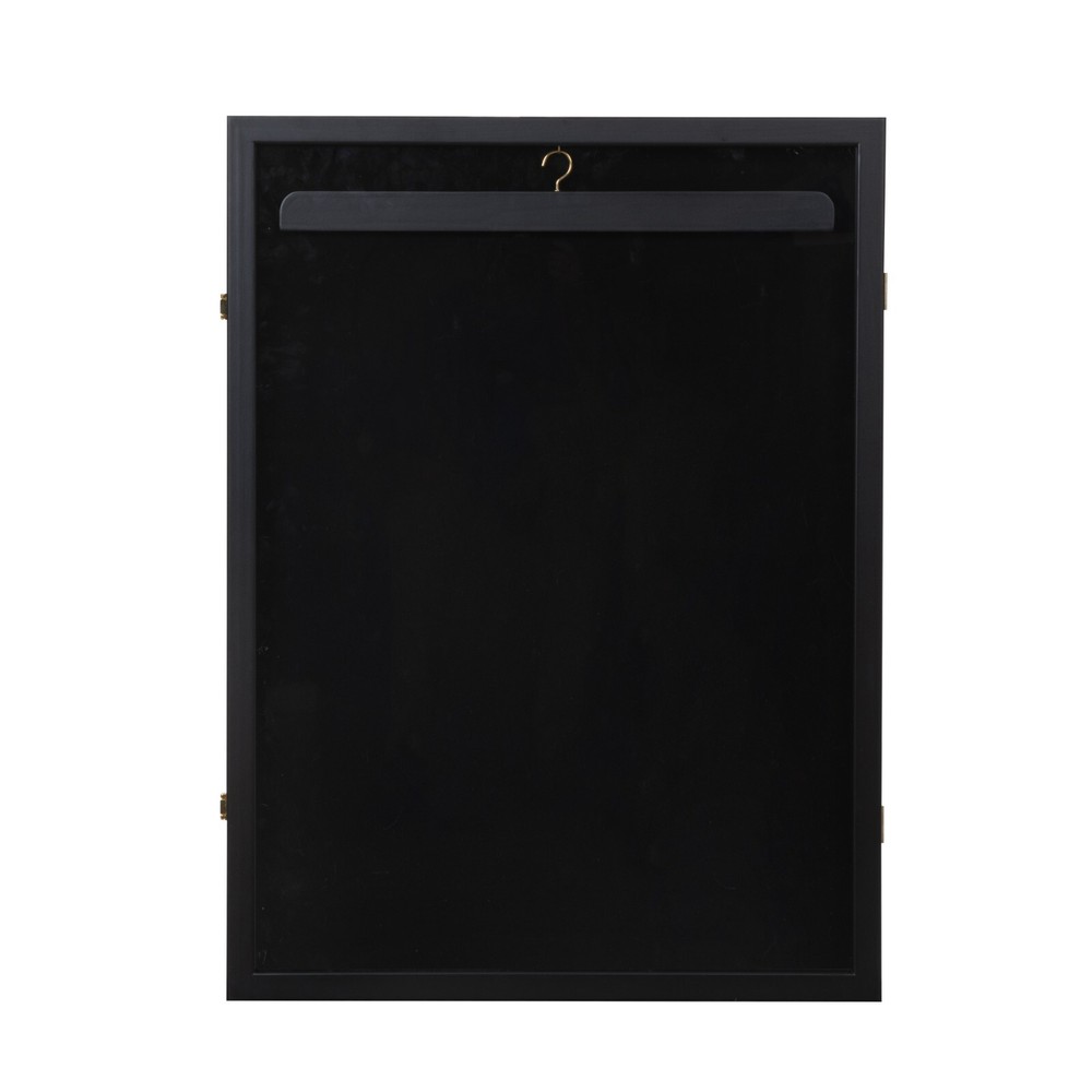 Sports Jersey Frame Box Display Case Rack Frame Locable Baseball Shadowbox Black