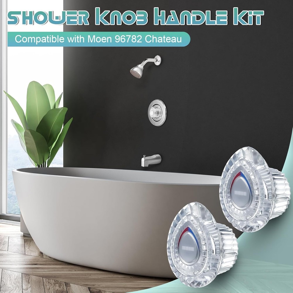 Enhon 2 Pack Moen 96797 Shower Handle Kit