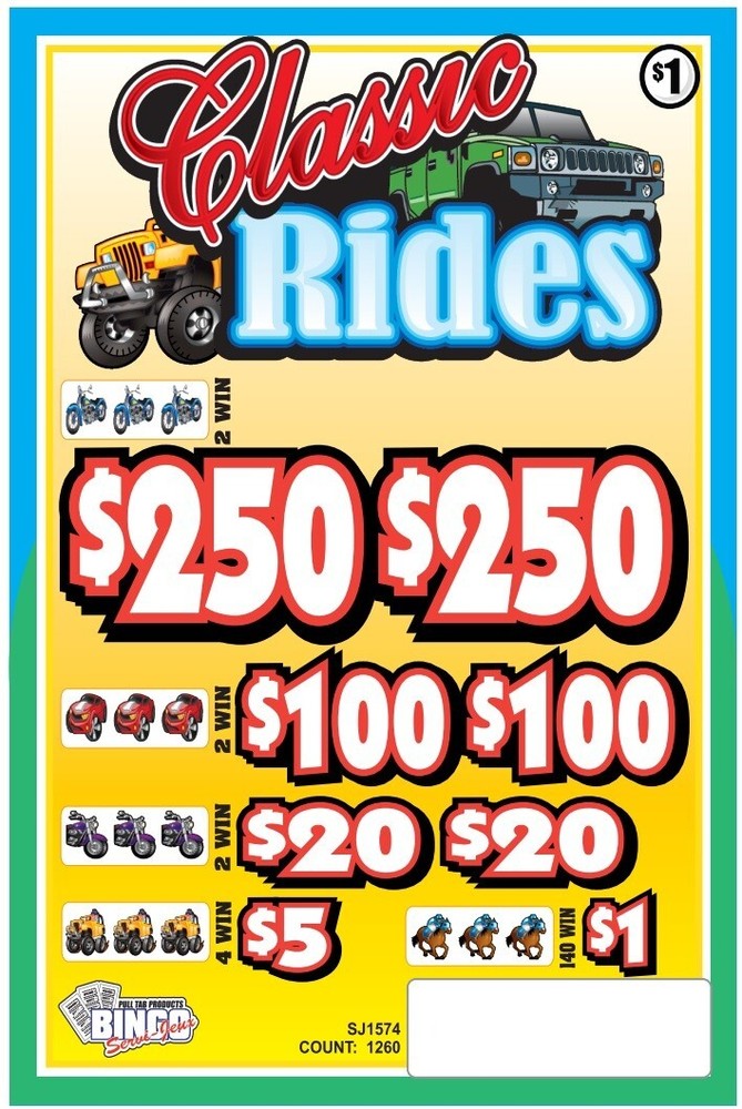 NEW pull tickets CLASSIC RIDES - Instant Tabs