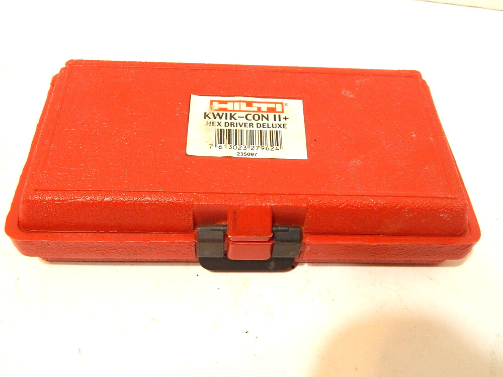 HILTI KWIK-CONN II HEX DRIVER DELUXE
