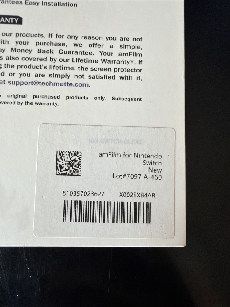 amFilm Screen Protector for Nintendo Switch 2017 - (2-Pack)