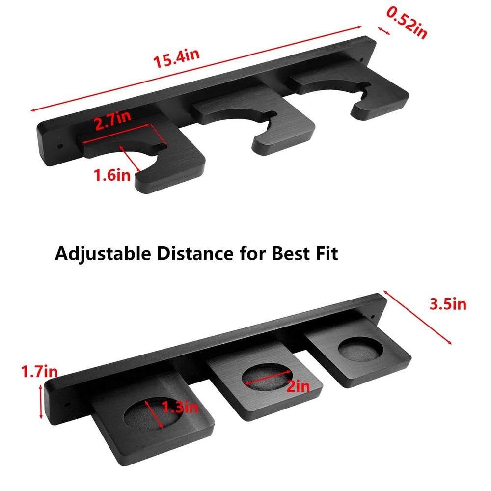Vertical Katana Wall Mount Holder, Adjustable Samurai Sword Wall Hanger, Bamb...