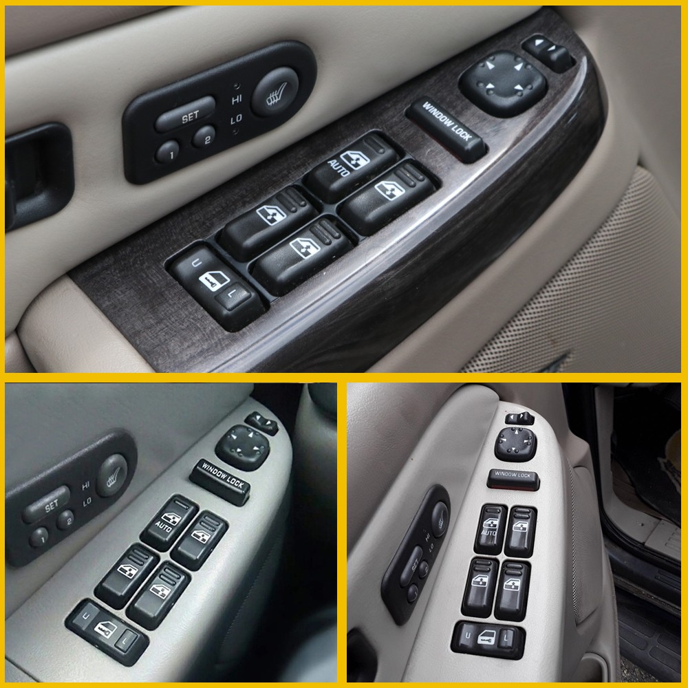 Driver Side Master AUTO Power Window Switch For 2000-2002 Silverado Chevrolet