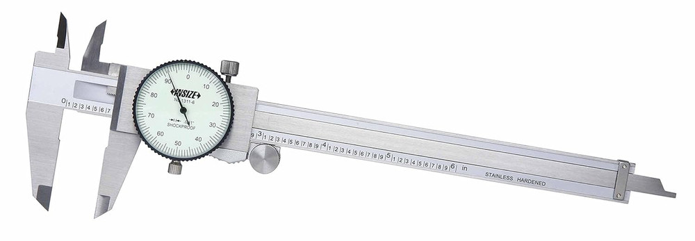 Precision 12" Dial Caliper with ISO17025 Calibration Certificate Included
