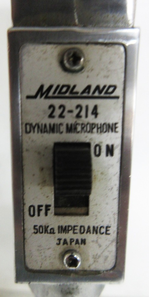 Midland Dynamic Table Microphone with "NBC" marque