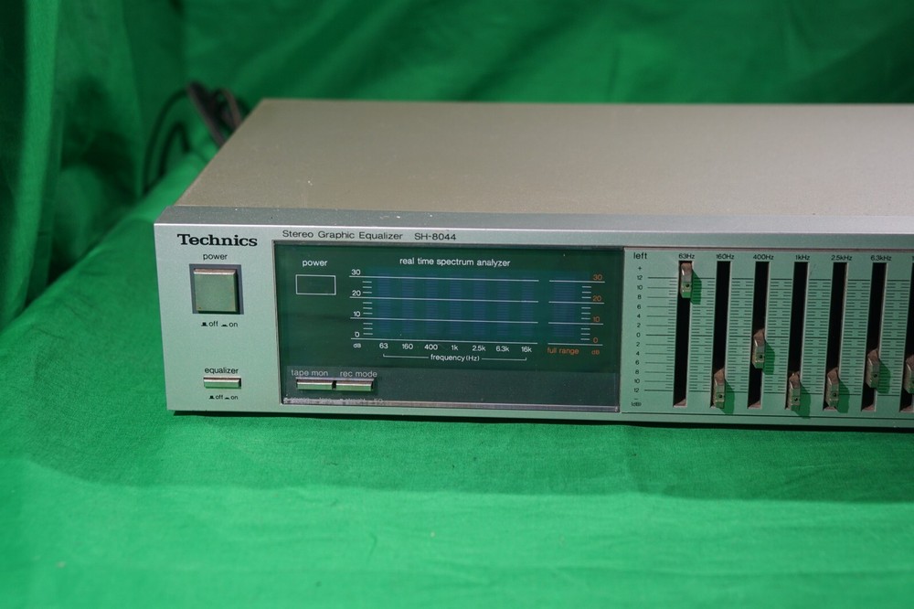 Technics Stereo Graphics Equalizer Sh-8044 Real Time Spectrum Analyzer