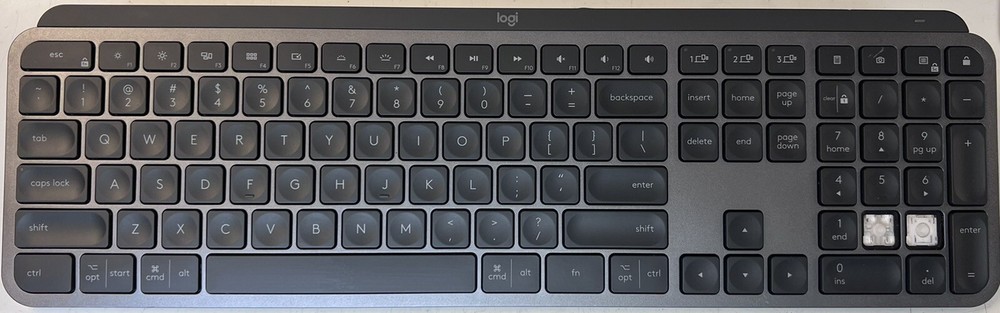 Logitech MX WIRELESS GRAY INDIVIDUAL REPLACEMENT KEYBOARD KEYCAPS KEYS (YR0073)