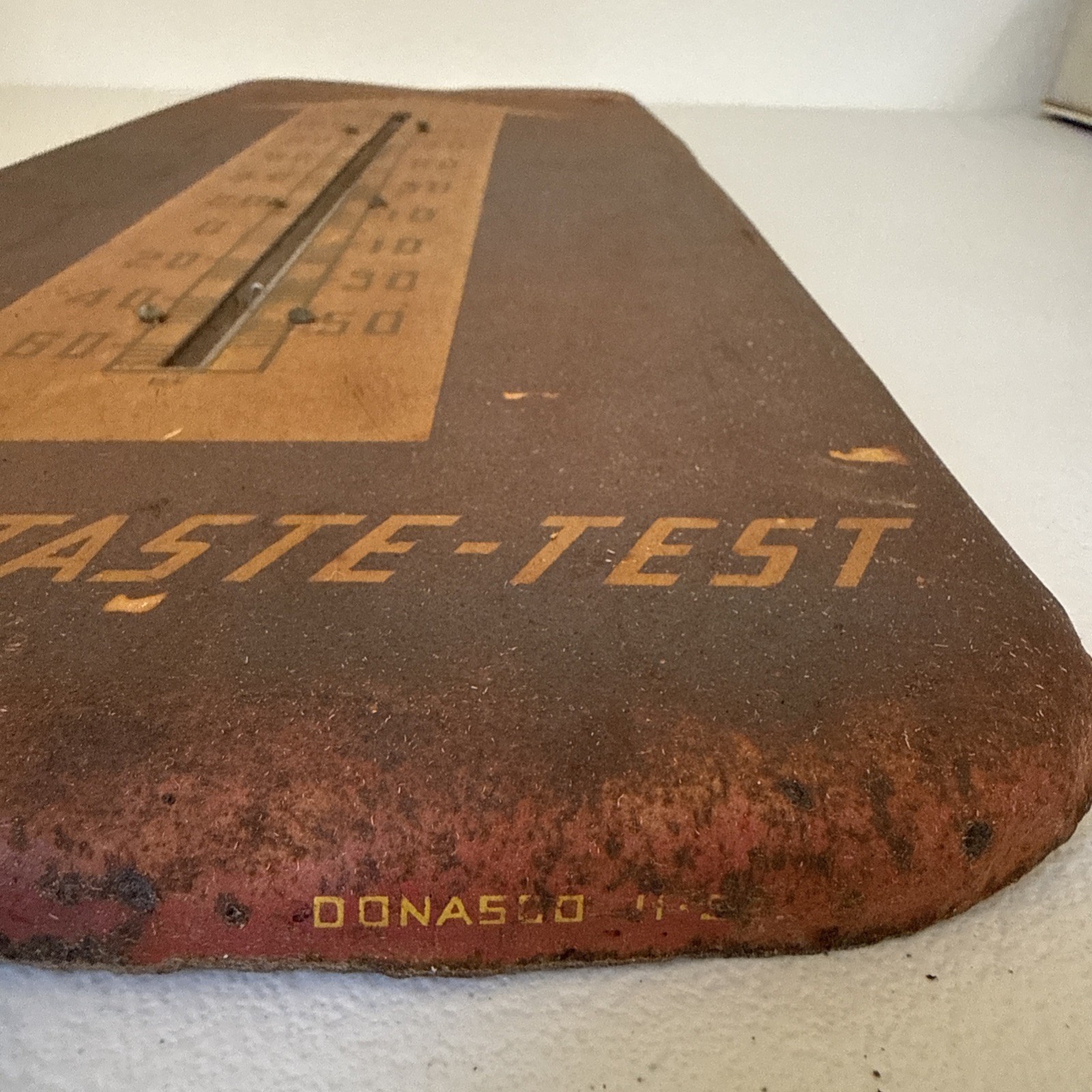 Vintage RC Cola Royal Crown Metal Thermometer Sign 25.5” x 10” Works!