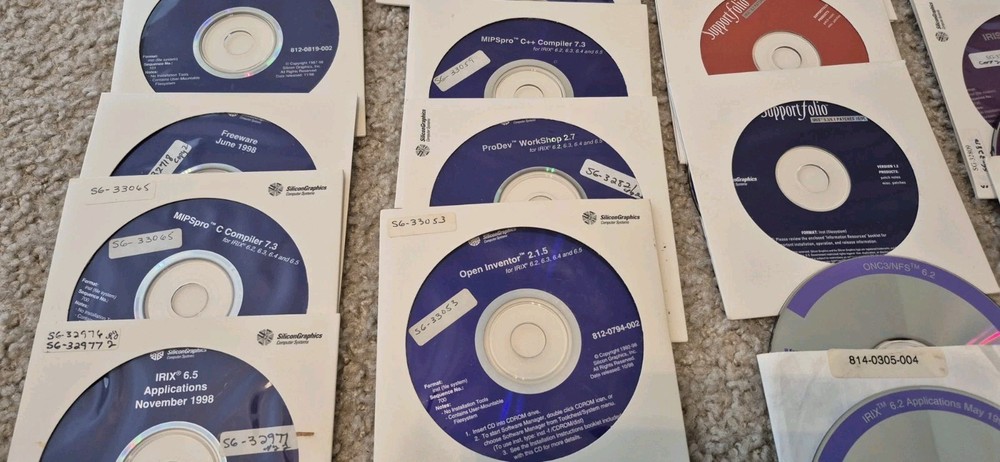 SGI Silicon Graphics IRIX Software Lot #3 , Untested