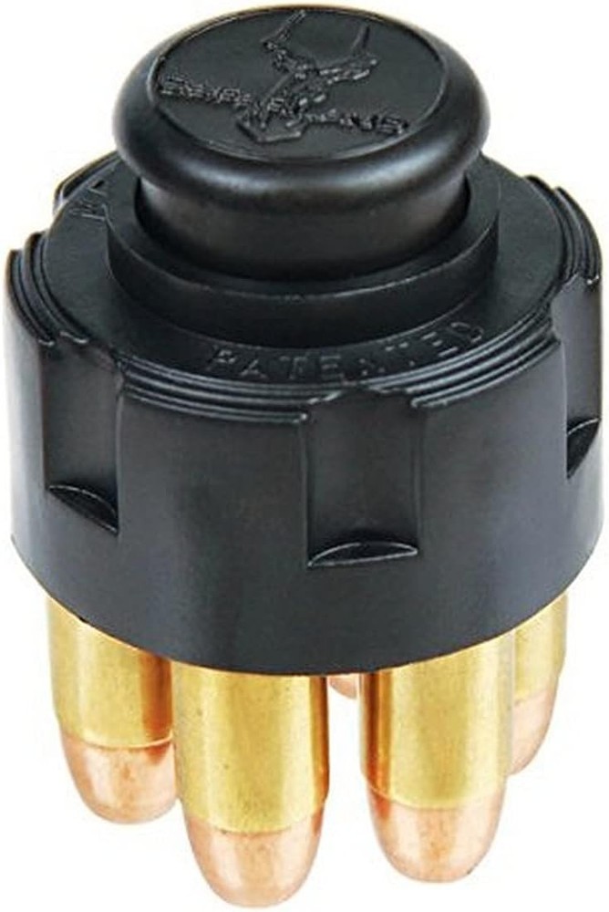 Ambidextrous Injection-Molded Speedloader for Efficient Revolver Reloading