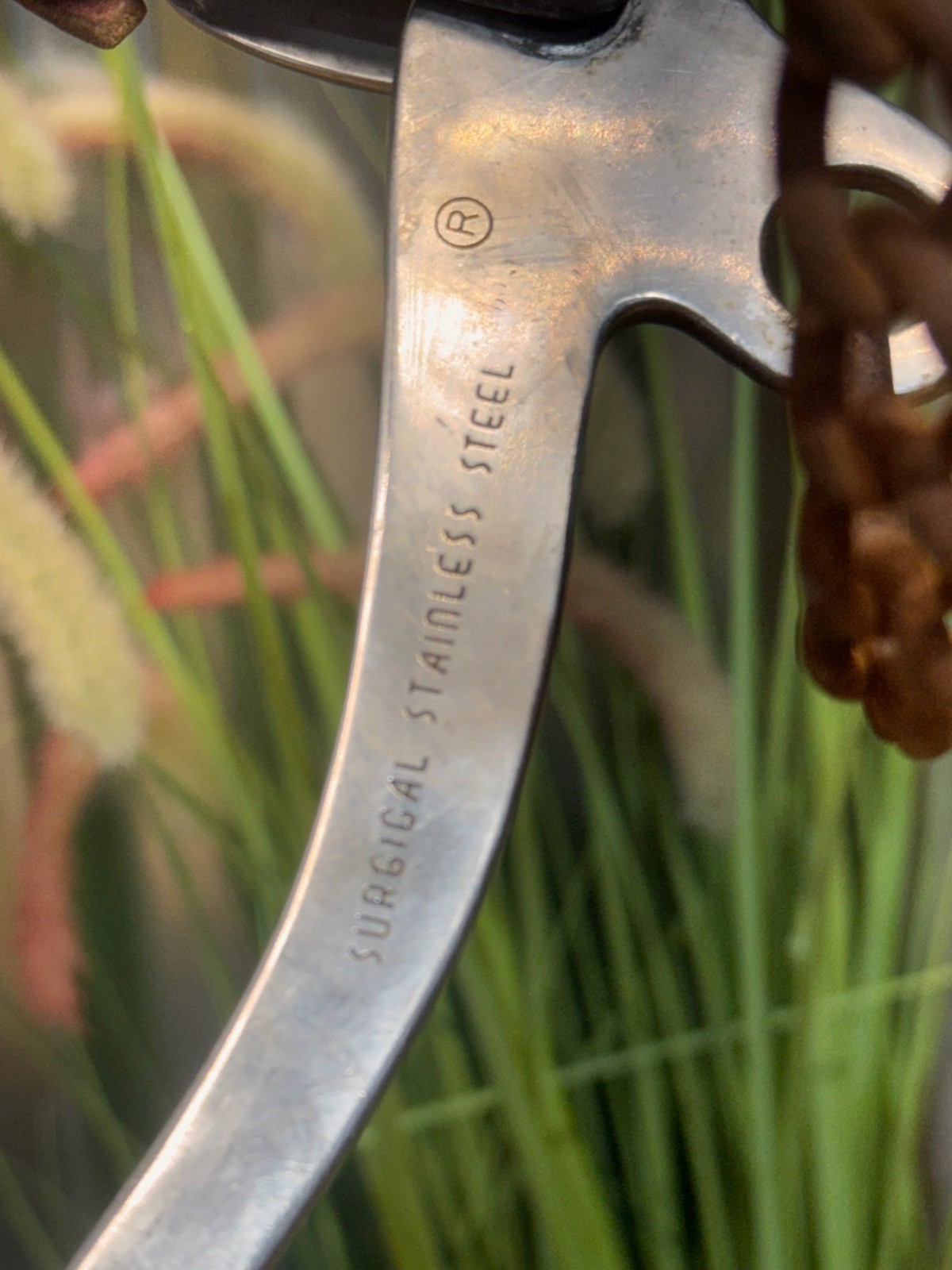 SLIESTER Engraved Surgical Steel Leather Nose Mechanical Hackamore ~ Bitless