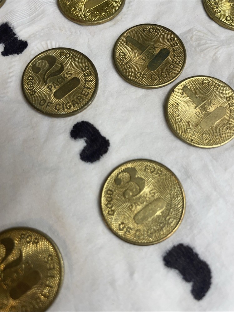 Brass Cigarette Tokens