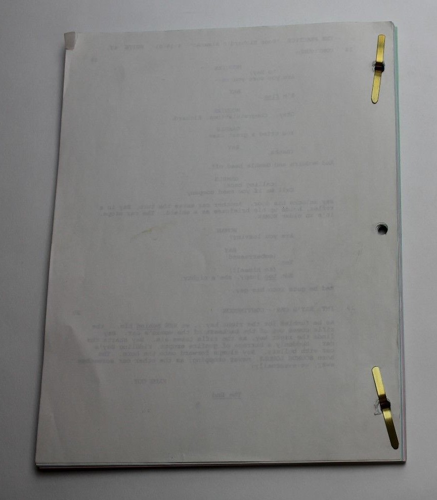 THE PRACTICE / Jill Goldsmith, 2001 TV Show Script, Poor Richard's Almanac