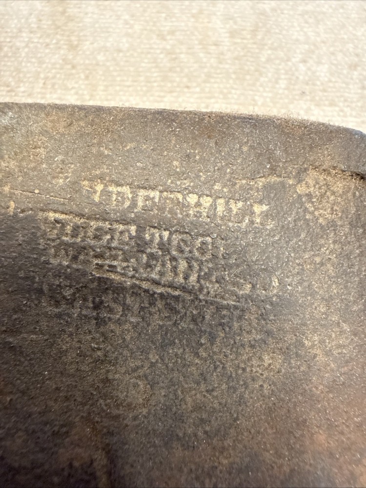 Antique UNDERHILL axe Head 2lb Used