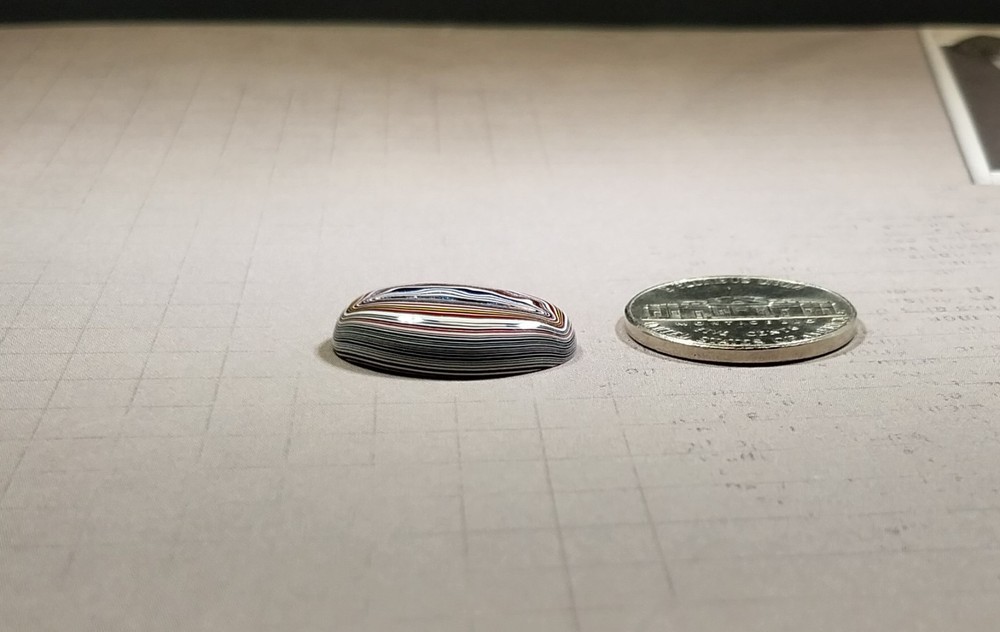 Fordite Cabochon, Oval Shape, Happy Agate Studio, EB18
