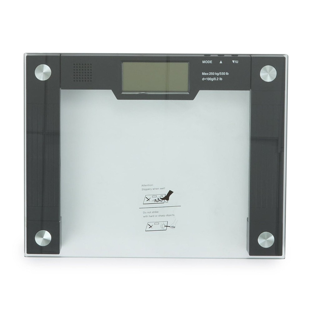 Ideaworks Extra Wide Talking Scale Voice & Digital Display Bathroom Scale
