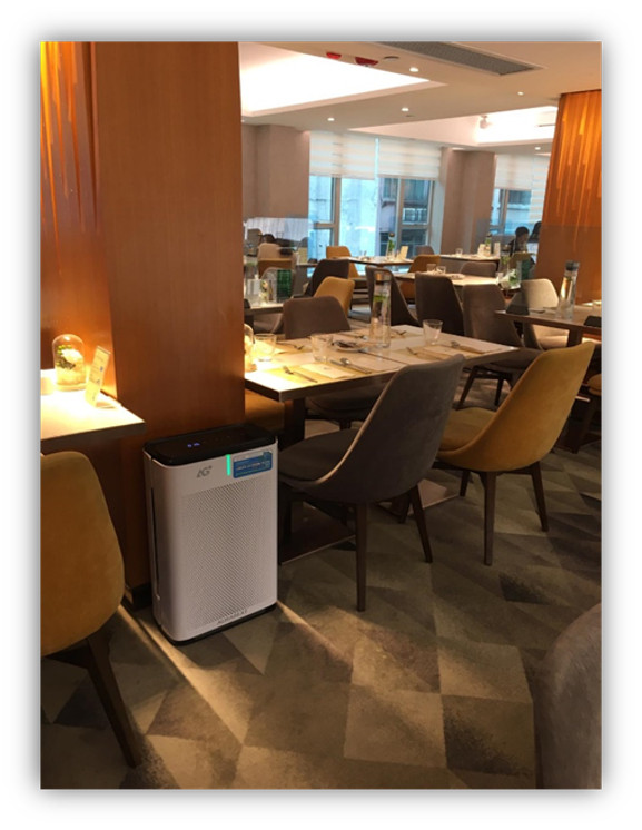 Brondell Aurabeat Large Room Air Purifier with AG+ Technology - Open Box