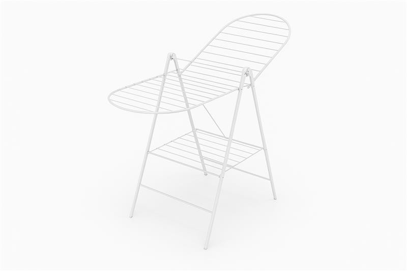 Squared Away DRY-9310BBB Heavy Duty Gullwing Drying Rack, White Metal