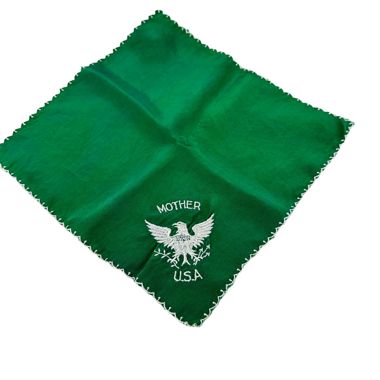 lot of vtg mother hankie usa souvenir postcard and egle hankie