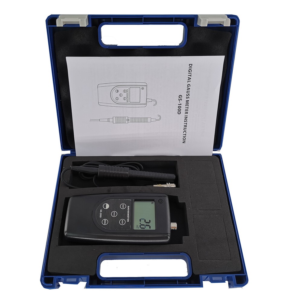Handheld Gauss Meter Gaussmeter Teslameter with Hall Sensor Accuracy DC,5%