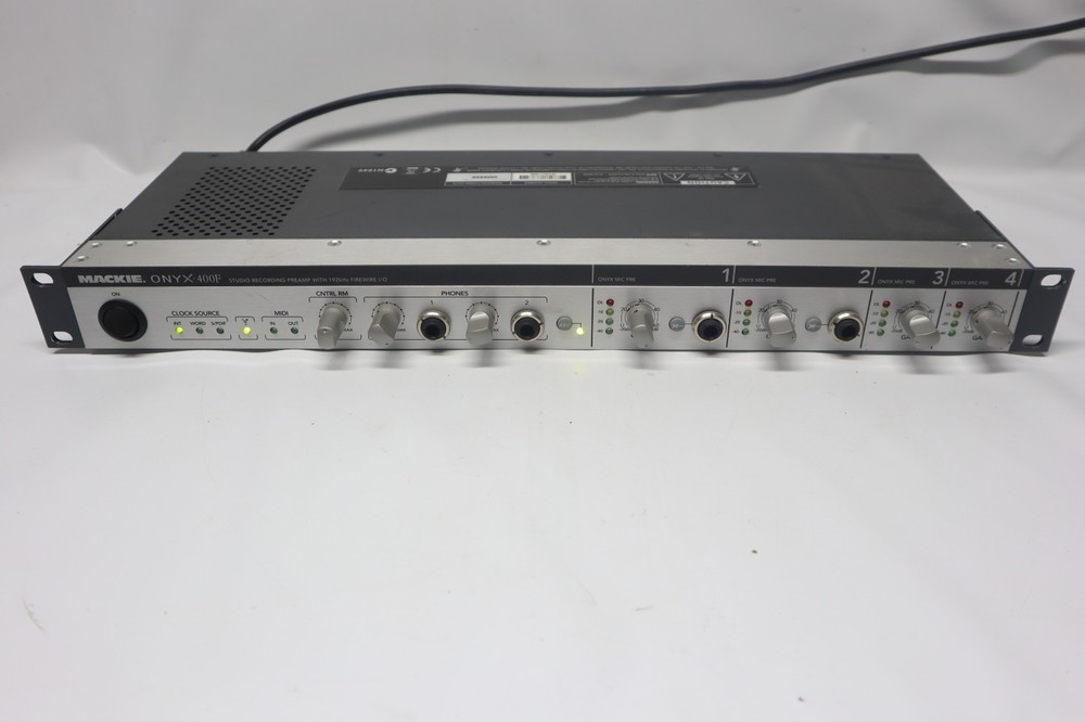 Mackie Onyx 400F Firewire Audio Computer Recording Mic Preamp Interface