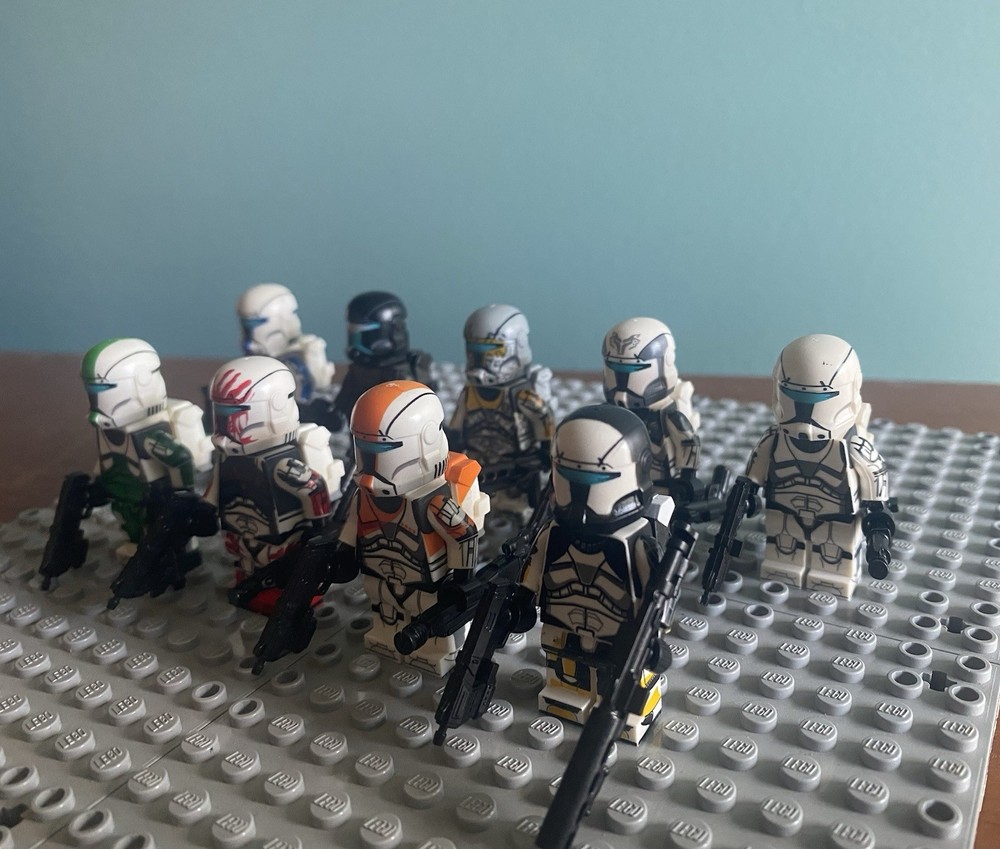 CUSTOM Star Wars WOLF PACK Commando Clone Trooper