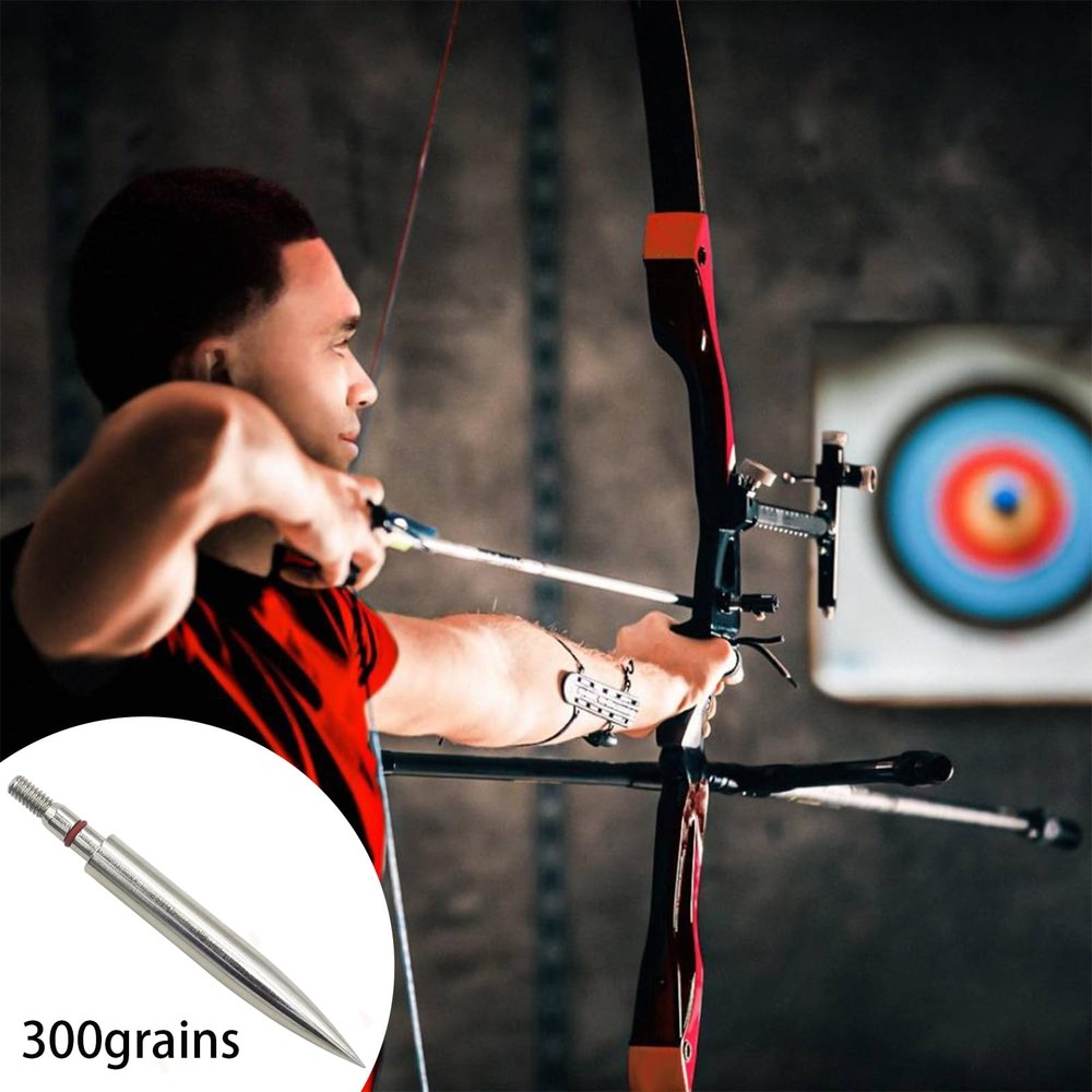 Archery Field Points Practice 300gra", 300gr-silver