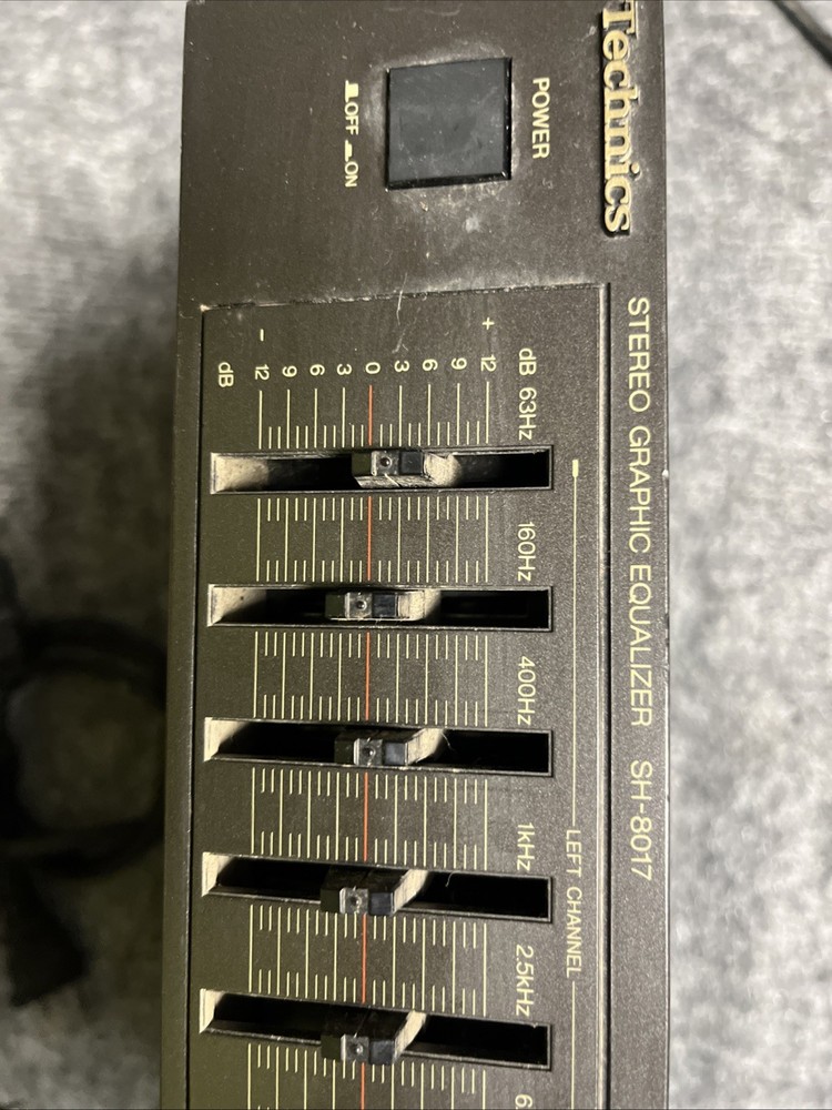 Technics SH-8017 Stereo Graphic Equalizer - CLEANED/TESTED/WORKS GREAT!