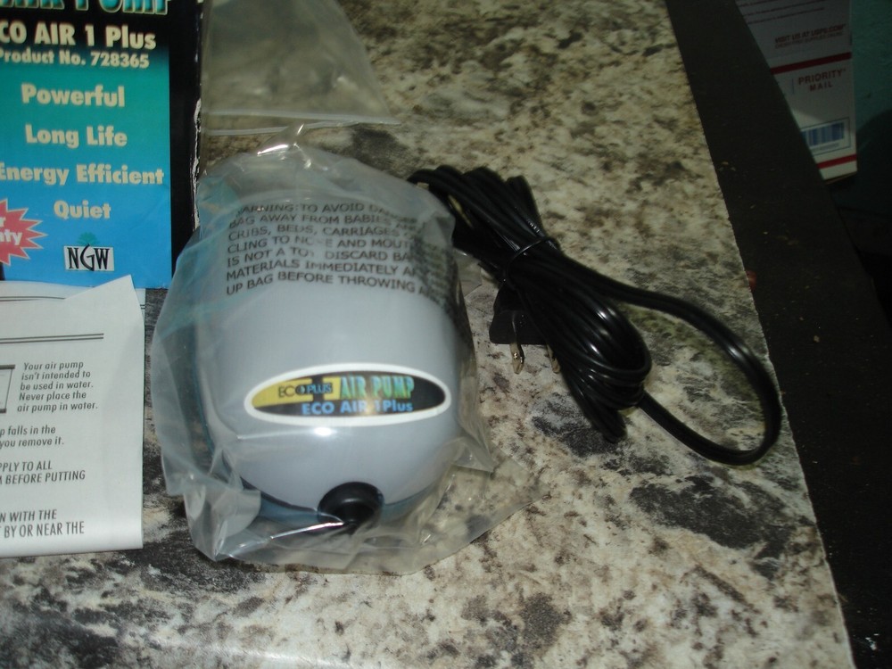 Eco plus air pump air 1 plus 728365 hydroponic pump