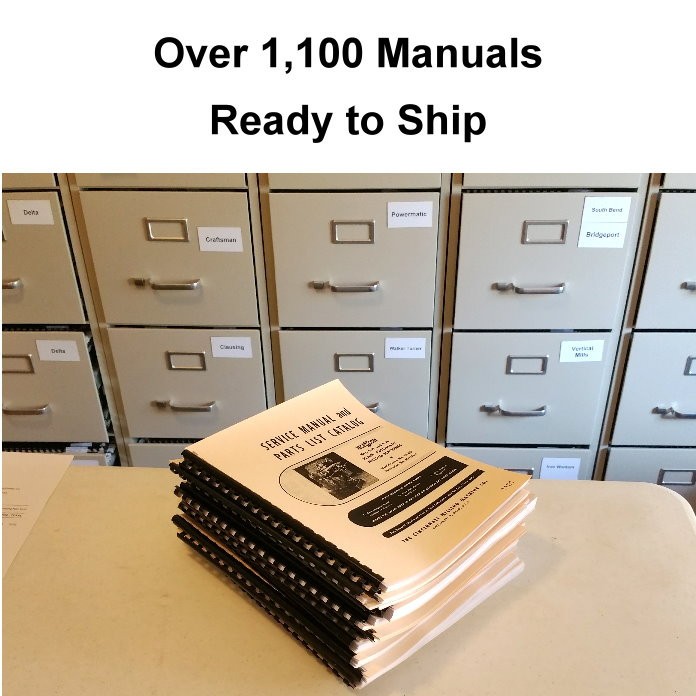 Enco 105-1110 105-1102 105-1109 Drill Mill Instructions Service Part Manual 1670