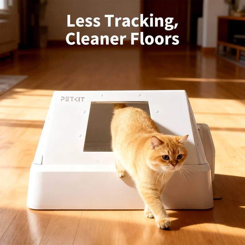 PETKIT Open-Top & AI Camera Self Cleaning Cat Litter Box