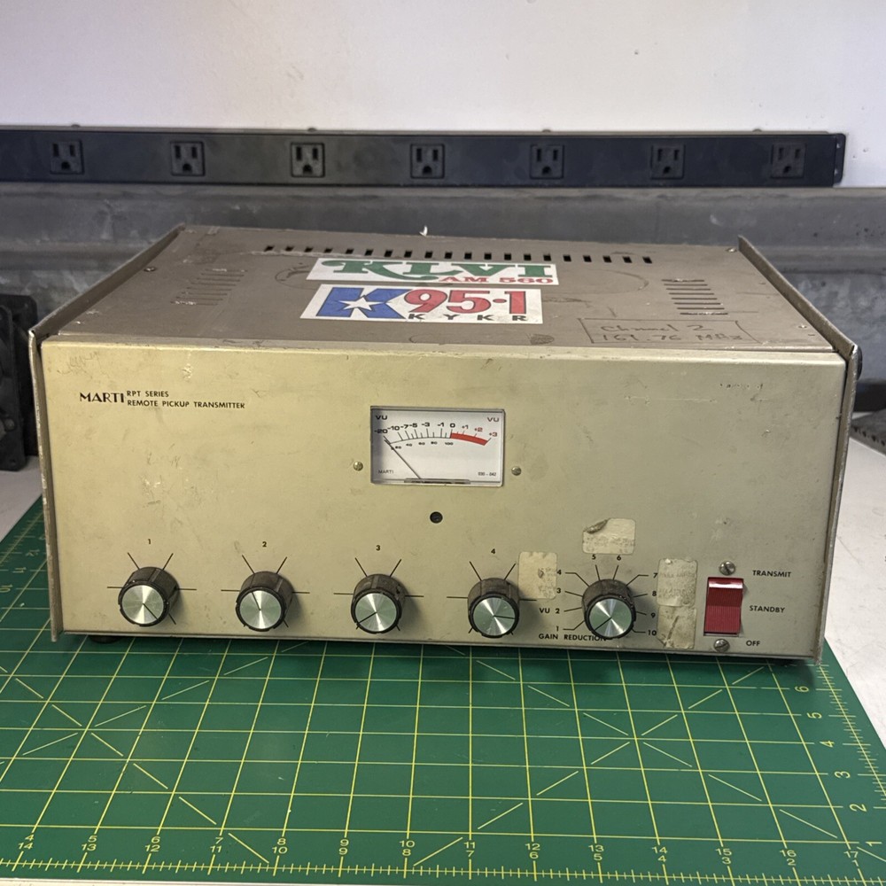 Marti RPT-40L Remote Pickup Transmitter As Is Untested Parts Or Repair